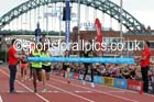Homiyu Tesfaye beats Asbel Kiprop to win the One Mile, Great North CityGames. Photo: David T. Hewitson/Sports for All Pics